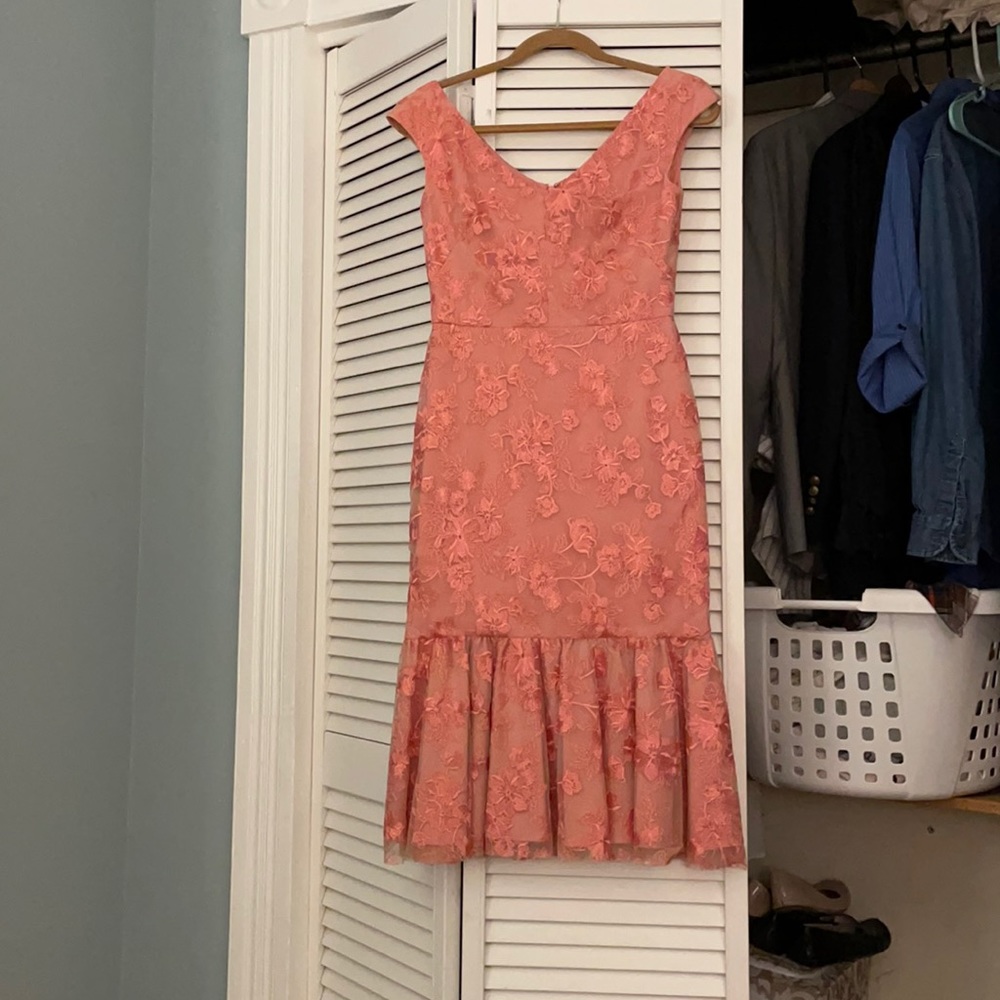 GAL MEETS GLAM rosey pink floral dress